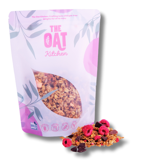 Raspberry and choc Granola