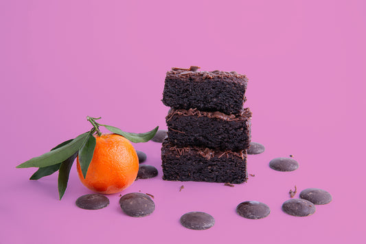 Chocolate orange brownie